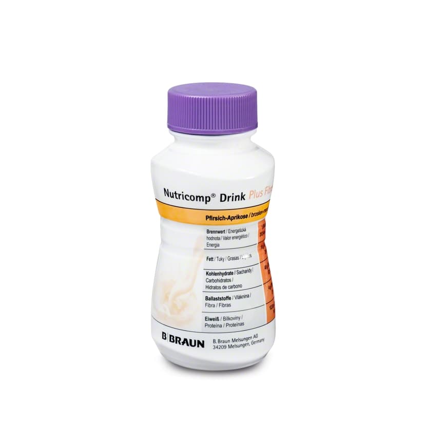 Nutricomp® Drink Plus Fibre Pfirsich-200 ml