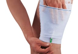 Urimed® Fix-application of leg bag fixation