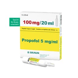 Propofol-Lipuro 5 mg/ml, Ampulle 20 ml-Emulsion zur Injektion oder Infusion, Glasampulle 20 ml, 2060066