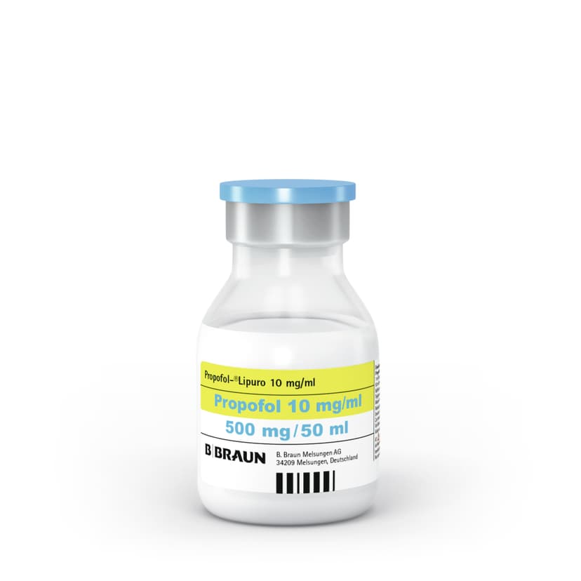 Propofol-Lipuro 10 mg/ml, 50 ml-Emulsion zur Injektion oder Infusion, Glasflasche 50 ml, 2060178, 2062178