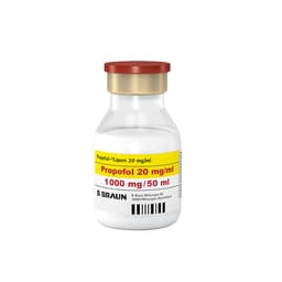 Propofol-Lipuro 20 mg/ml, 50 ml-Emulsion zur Injektion oder Infusion, Glasflasche 50 ml, 2061108, 2062108