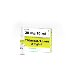 Etomidat-Lipuro 2 mg/ml, Ampulle 10 ml-Emulsion zur Injektion oder Infusion, Glasampulle 10 ml, 2064006