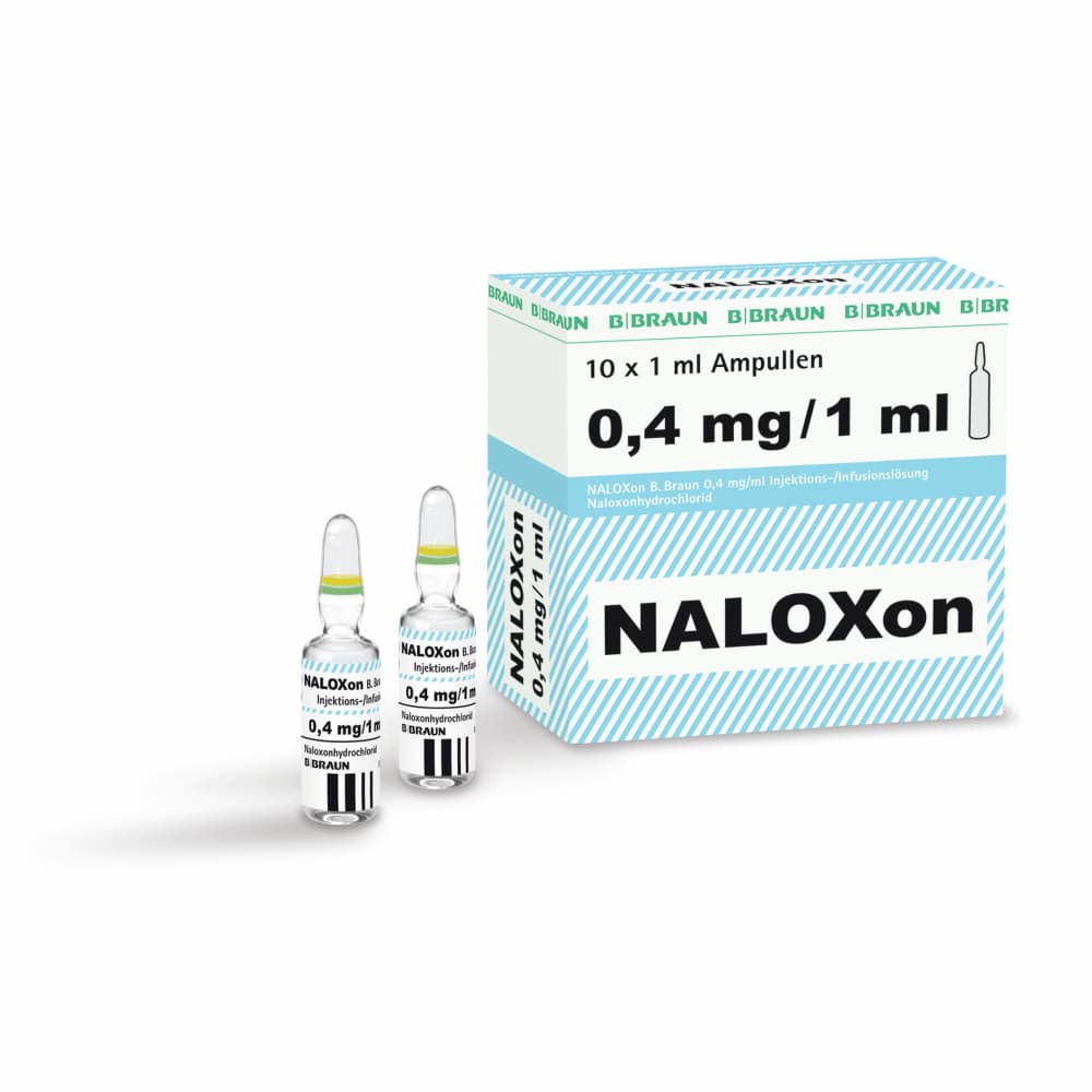 Naloxon B. Braun 0,4 mg/ml, 1 ml-Injektions-/Infusionslösung, Glasampulle 1 ml, 2240200