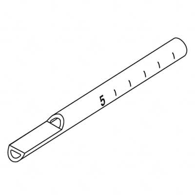 Off-set silicone catheter-Produktbild Vergrößerung CW