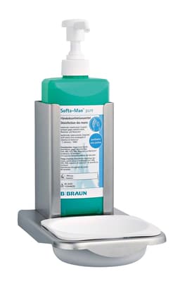 Wall dispenser with spring incl. bottle-Product picture