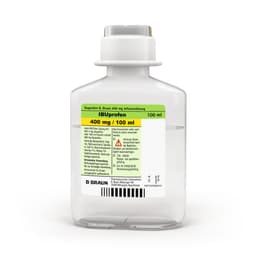 Ibuprofen B. Braun 400 mg, EP 100 ml-Infusionslösung, Ecoflac® plus 100 ml, 4850640