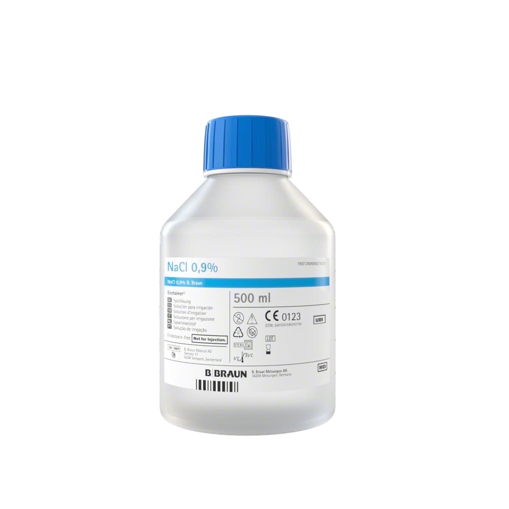 NaCl 0,9 % B. Braun, Ecotainer®  500 ml-Produktbild