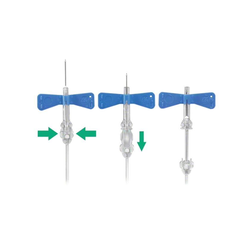 Venofix Safety(N) Sicherheitsmechanismus-Aktivierung des Sicherheitsmechanismus