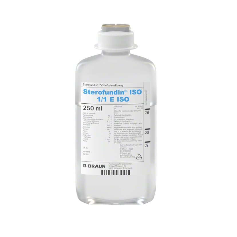 Sterofundin® ISO, EP 250 ml-Infusionslösung, Ecoflac® plus 250 ml, 2506335