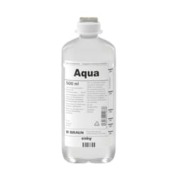 Aqua ad iniectabilia Braun, EP 500 ml-Infusionslösung, Ecoflac® plus 500 ml, 3000950