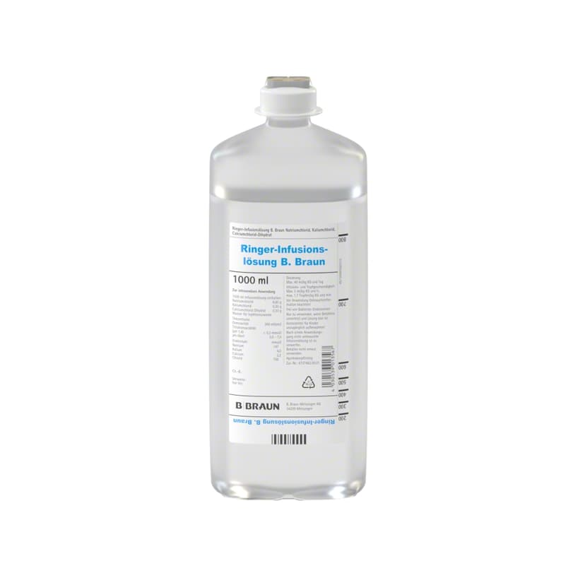 Ringer-Infusionslsg. B. Braun, EP 1000ml-Infusionslösung, Ecoflac® plus 1.000 ml, 3310970