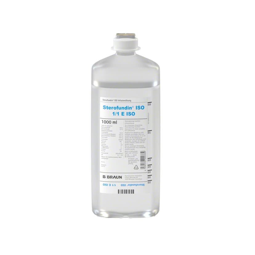 Sterofundin® ISO, EP 1000 ml-Infusionslösung, Ecoflac® plus 1.000 ml, 2506375