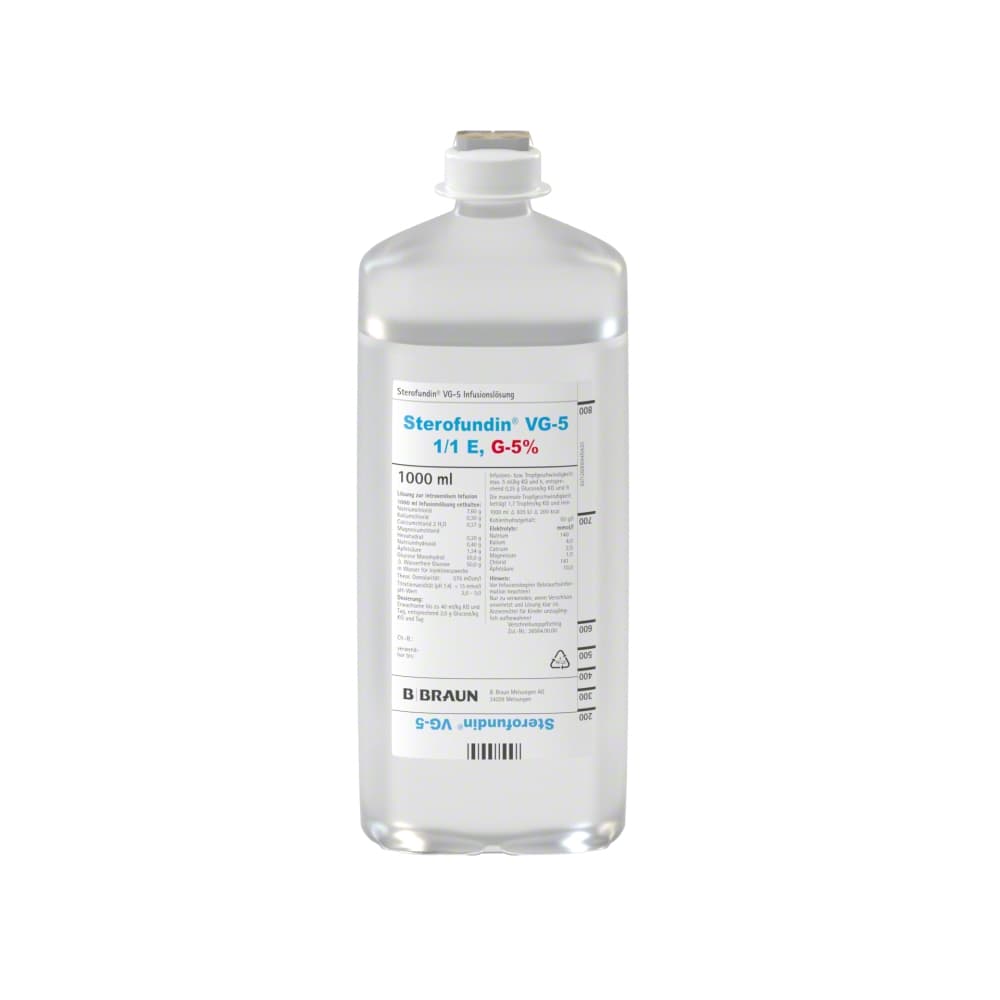 Sterofundin® VG-5, EP 1000 ml-Infusionslösung, Ecoflac® plus 1.000 ml, 2502970