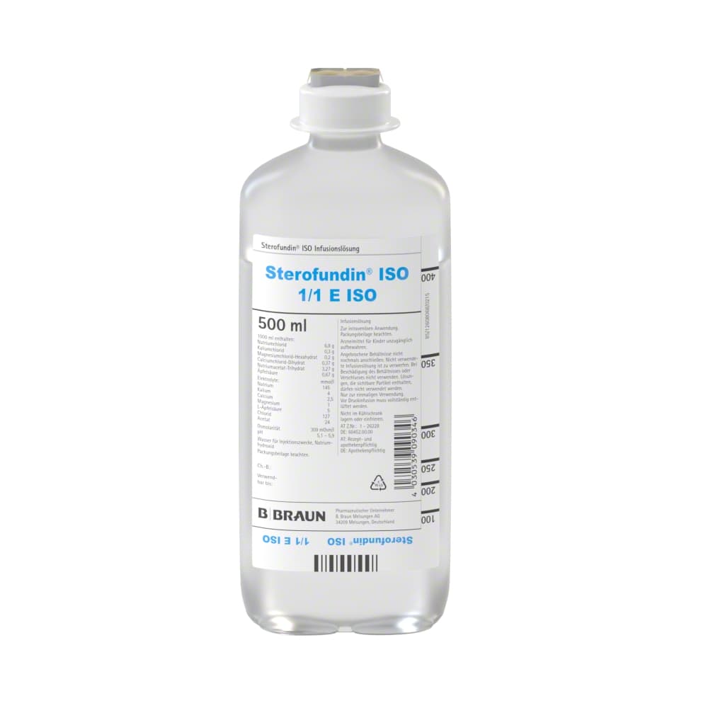 Sterofundin® ISO, EP 500 ml-Infusionslösung, Ecoflac® plus 500 ml, 2506355