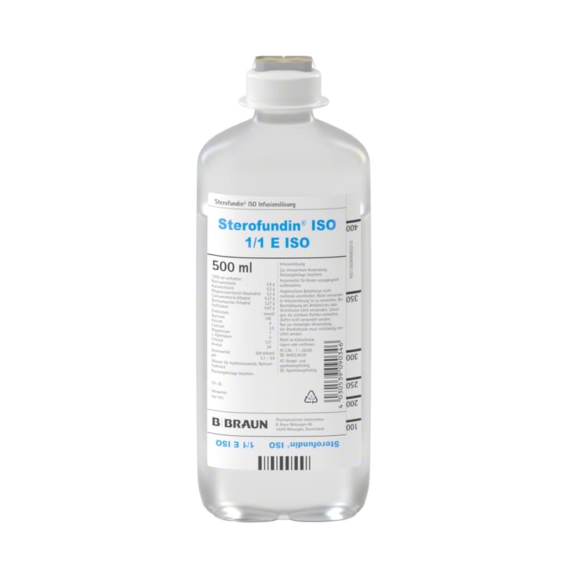 Sterofundin® ISO, EP 500 ml-Infusionslösung, Ecoflac® plus 500 ml, 2506355