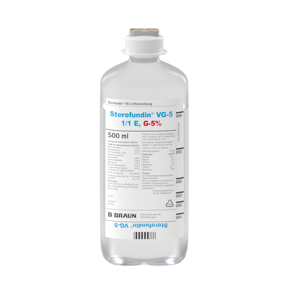 Sterofundin® VG-5, EP 500 ml-Infusionslösung, Ecoflac® plus 500 ml, 2502950