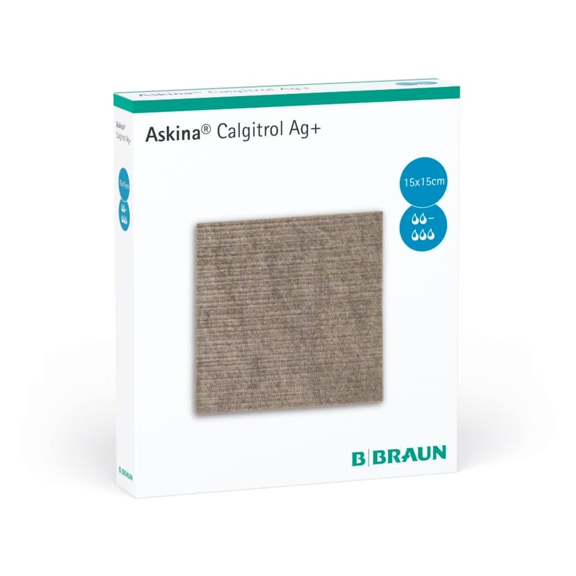 Askina Calgitrol Ag+ 15x15 cm-Packaging picture