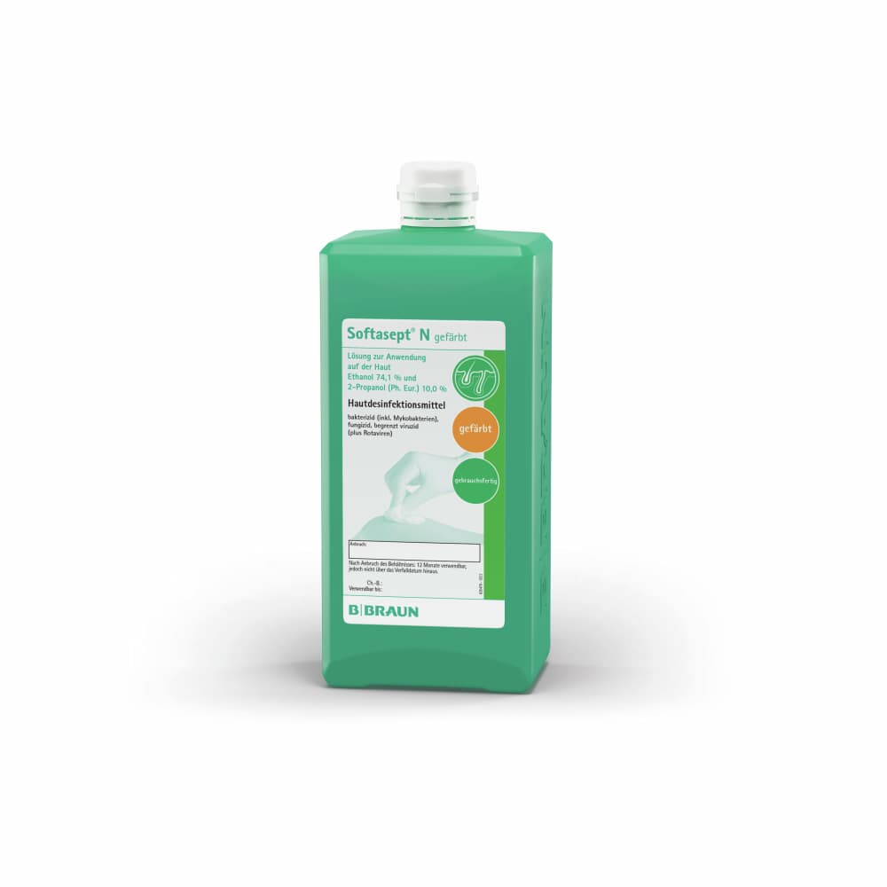 Softasept N gefärbt, 1000 ml Flasche-Softasept N gefärbt, Flasche, 1000 ml, 3884040
