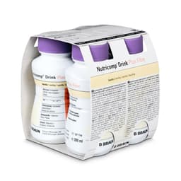 Nutricomp® Drink Plus Fibre Vanilla-4x 200 ml