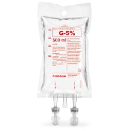 Glucose 5 % B. Braun, EB 500 ml-Infusionslösung, Ecobag® 500 ml, FV17203