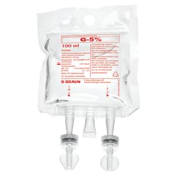 Glucose 5 % B. Braun, EB 100 ml-Infusionslösung, Ecobag® 100 ml, FV17201