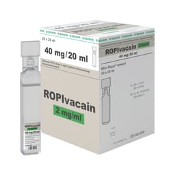 Ropivacain-HCl B. Braun 2 mg/ml, 20 ml-Mini-Plasco® connect 20 ml, 4850220