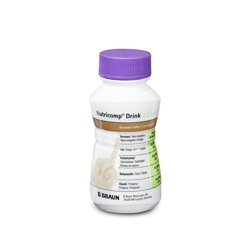 Nutricomp Drink 2.0 kcal Fibre Karamel-200ml