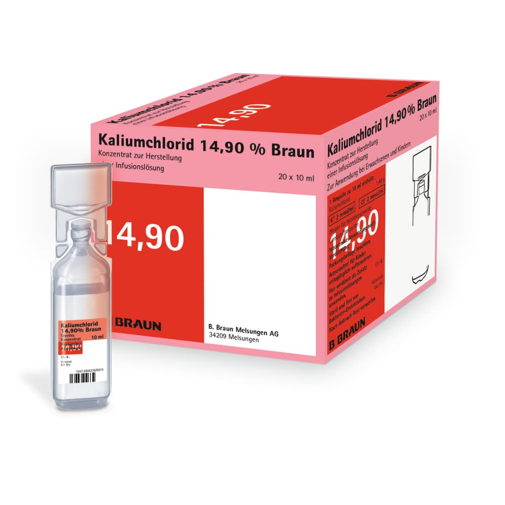 Kaliumchlorid 14,90 % Braun, MPc 10 ml-Produktbild