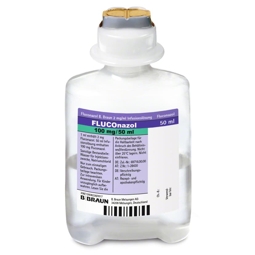 Fluconazol B. Braun 2 mg/ml, EP 50 ml-Infusionslösung, Ecoflac® plus 50 ml, 4852900