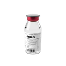 Aqua ad iniectabilia Braun, GF 100 ml-Infusionslösung, Glasflasche 100 ml, 3450317