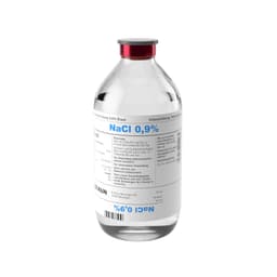 Isotone Kochsalz-Lösung 0,9 %, GF 500 ml-Infusionslösung, Glasflasche 500 ml, 3700445