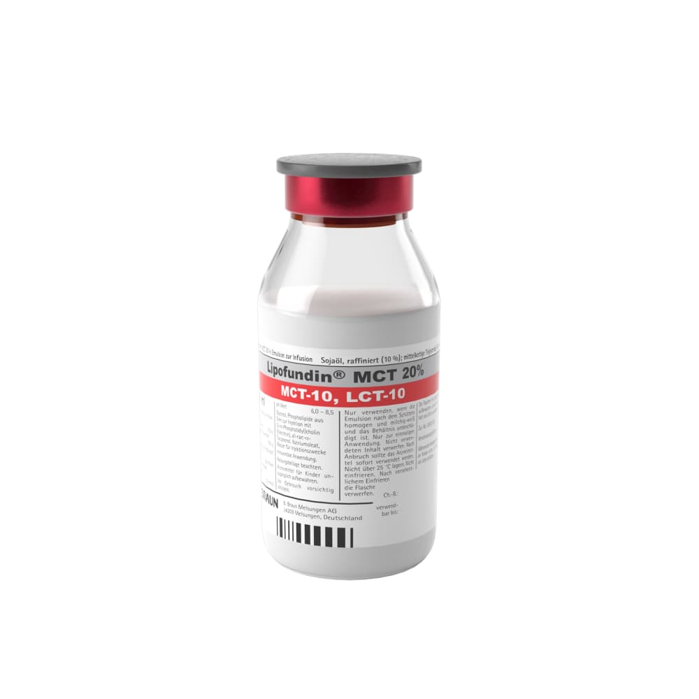 Lipofundin MCT 20%, GB 100 ml-Emulsion zur Infusion, Glasflasche, 100 ml, 3085317