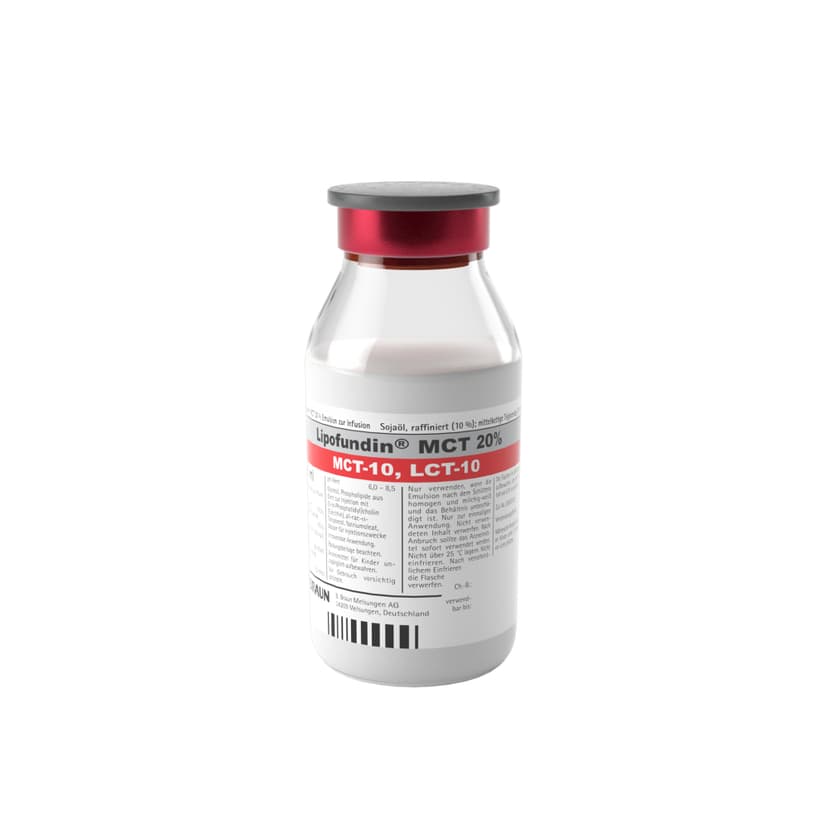 Lipofundin MCT 20%, GB 100 ml-Emulsion zur Infusion, Glasflasche, 100 ml, 3085317