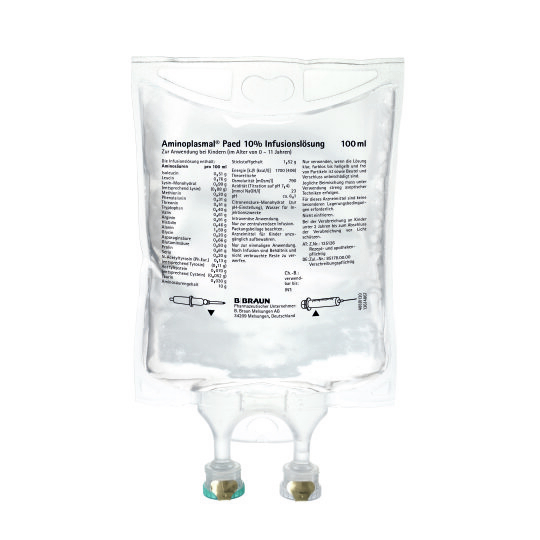 Aminoplasmal Paed 10%, Btl. 100 ml-Infusionslösung, Monobeutel, 100 ml, 3270100