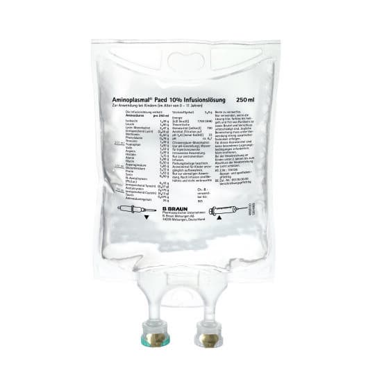 Aminoplasmal Paed 10%, Btl. 250 ml-Infusionslösung, Monobeutel, 250 ml, 3270250