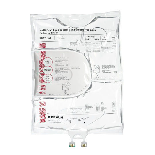 NuTRIflex® Lipid spec.o.E. novo, 1875 ml-Emulsion zur Infusion, Dreikammerbeutel, 1875 ml, 3250164N