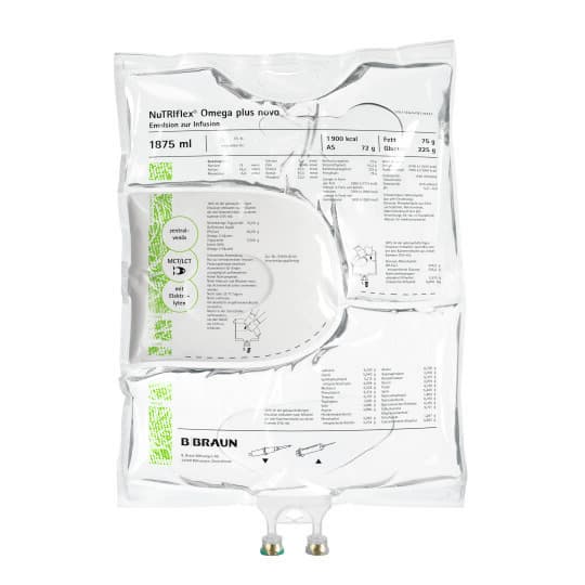 NuTRIflex® Omega plus novo, 3KB 1875 ml-Emulsion zur Infusion, Dreikammerbeutel, 1875 ml