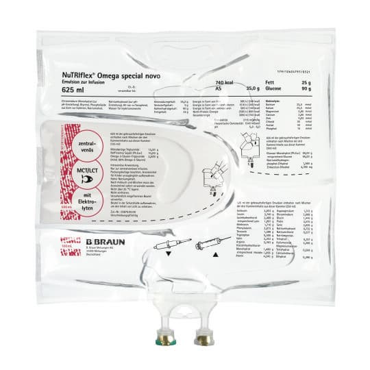 NuTRIflex® Omega spec. novo, 3KB 625 ml-Emulsion zur Infusion, Dreikammerbeutel, 625 ml, 3250265N