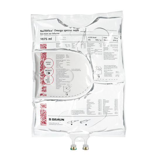 NuTRIflex® Omega spec. novo, 3KB 1875 ml-Emulsion zur Infusion, Dreikammerbeutel, 1875 ml, 3250275N