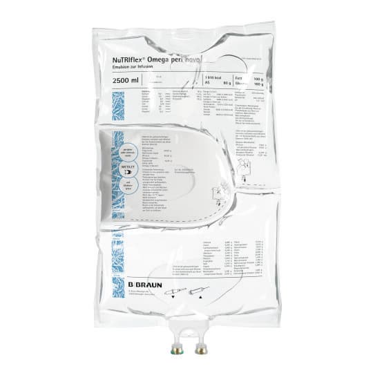 NuTRIflex® Omega peri novo, 3KB 2500 ml-Emulsion zur Infusion, Dreikammerbeutel, 2500 ml, 3250480N