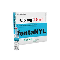 Fentanyl B. Braun 0,5 mg, 10 ml-Injektionslösung, Glasampullen, 2065003