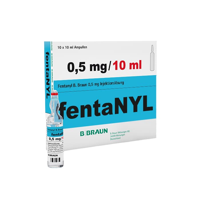 Fentanyl B. Braun 0,5 mg, 10 ml-Injektionslösung, Glasampullen, 2065003