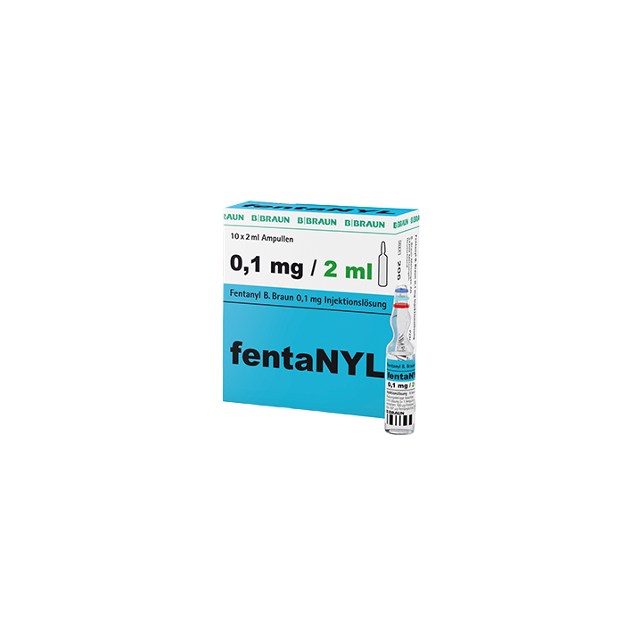 Fentanyl B. Braun 0,1 mg; 2 ml-Injektionslösung, Glasampullen, 2065011