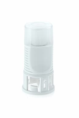 Chemfort vial adaptor-Sideview of Chemfort vial adaptor with a protective cap