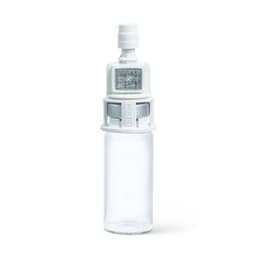 Chemfort Vial adaptor-Side view of Chemfort Vial adaptor attached to 20mm empty Vial toxiguard