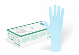 Vasco® Coats light blue-Vasco® Coats light blue, Größe M, Handschuh und Karton